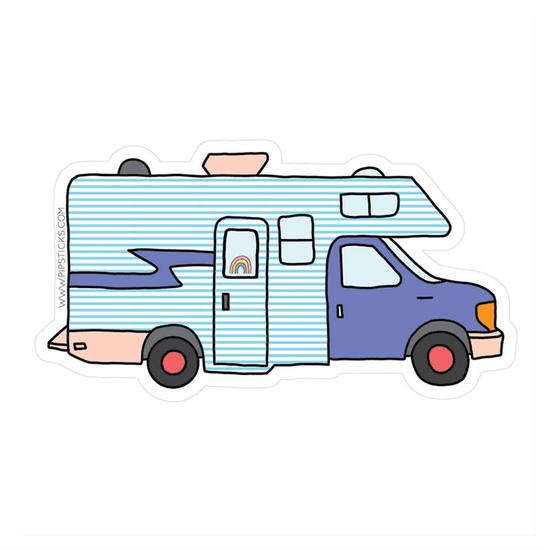 Pipsticks - Campervan Vinyl Sticker - kennethodaniel