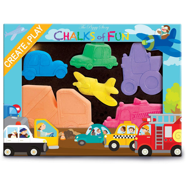 The Piggy Story - Cars & Trucks Chalks of Fun