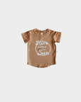 babysprouts clothing company - S23 D1: Kid's Screen-Printed Tee in Here Comes The Sun - kennethodaniel