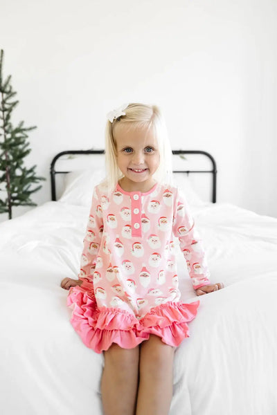 Ollie Jay - Ruffled Nightgown in Santa