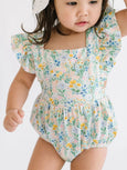 Ollie Jay - Emmy Romper in Bunny Garden