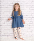 Silkberry Baby - Heart Bamboo Fleece Leggings