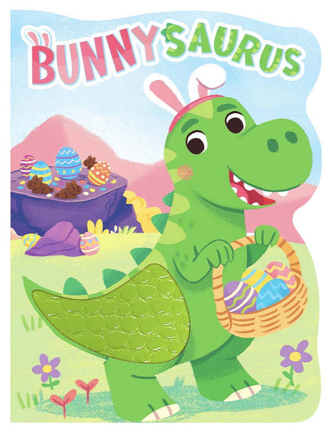 Little Hippo Books - Bunnysaurus - Touch and Feel Board Easter Book - Sensory Board Book