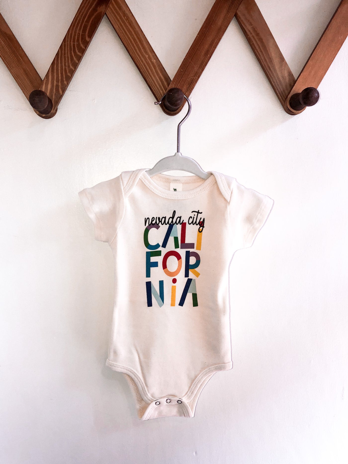 Morado Designs - Rainbow Nevada City California Bodysuit and Tee - kennethodaniel