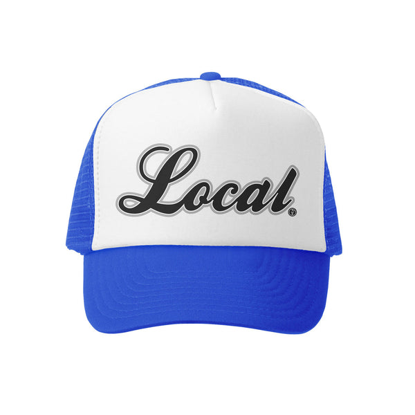 Grom Squad - Local Trucker Hat - Royal Blue - kennethodaniel