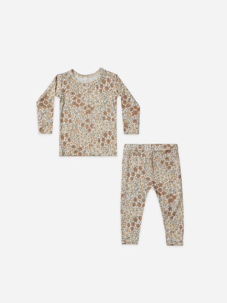 Quincy Mae - Bamboo Pajama Set Grid