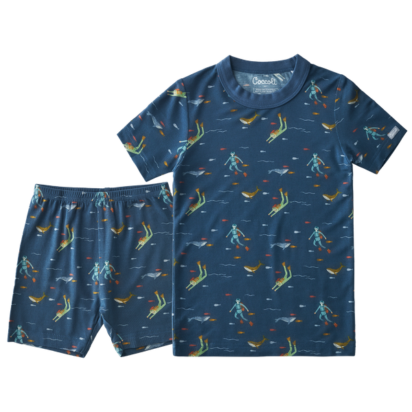 Coccoli - Scuba Print Short Sleeve Pajama Set