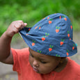 Little Green Radicals - Radical Radish Reversible Sunhat - kennethodaniel