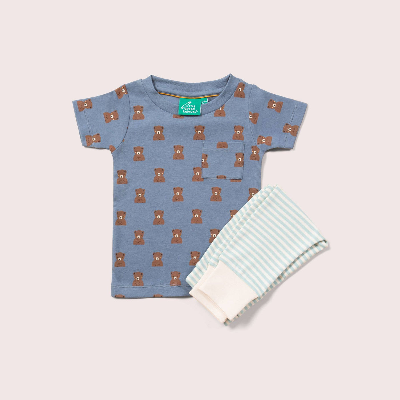 Little Green Radicals - Little Bears Organic T-Shirt & Jogger Playset - kennethodaniel