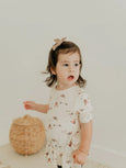Babysprouts Clothing Company - Bamboo Peplum Set in Butterflies