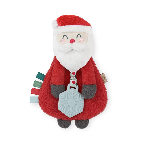 Itzy Ritzy - *NEW* Holiday Santa Itzy Lovey™ Plush + Teether Toy - kennethodaniel