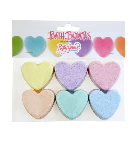 Roxy Grace - Mini Heart Bath Bomb - Pack of 6