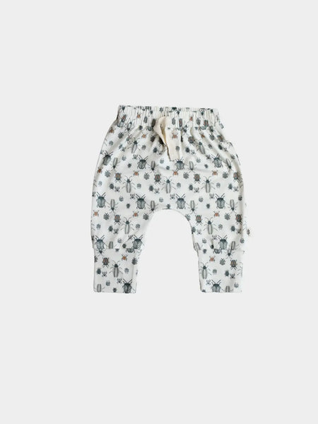 Babysprouts Clothing Company - Slim Harem Pants in Bugs