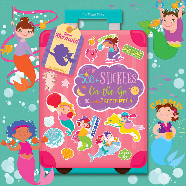 The Piggy Story - 500+ Stickers On-the-Go Team Mermaid
