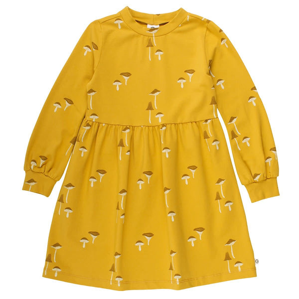 Musli - Chanterelle Long Sleeve Dress in Mustard