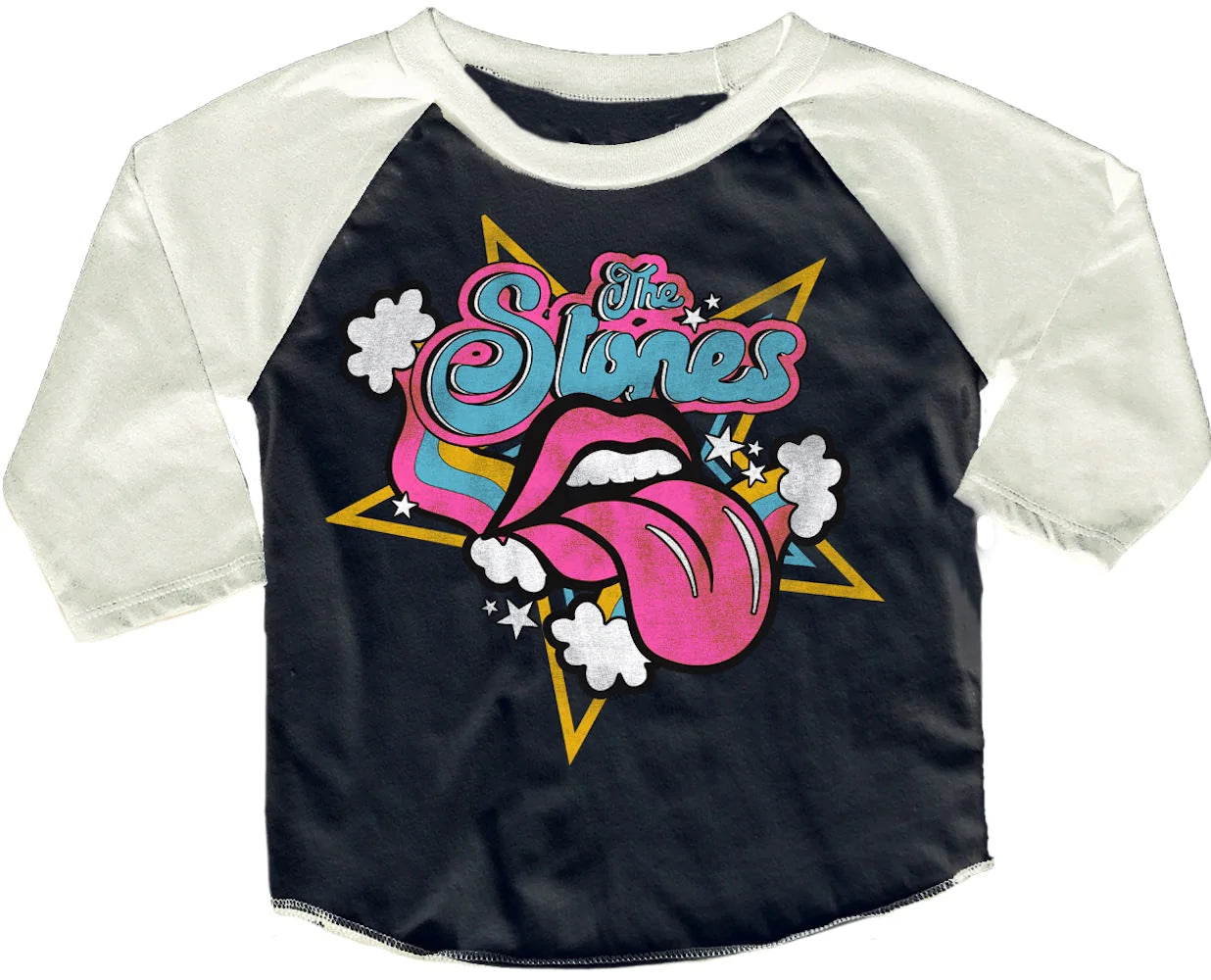 Rowdy Sprout - The Rolling Stones Raglan Tee