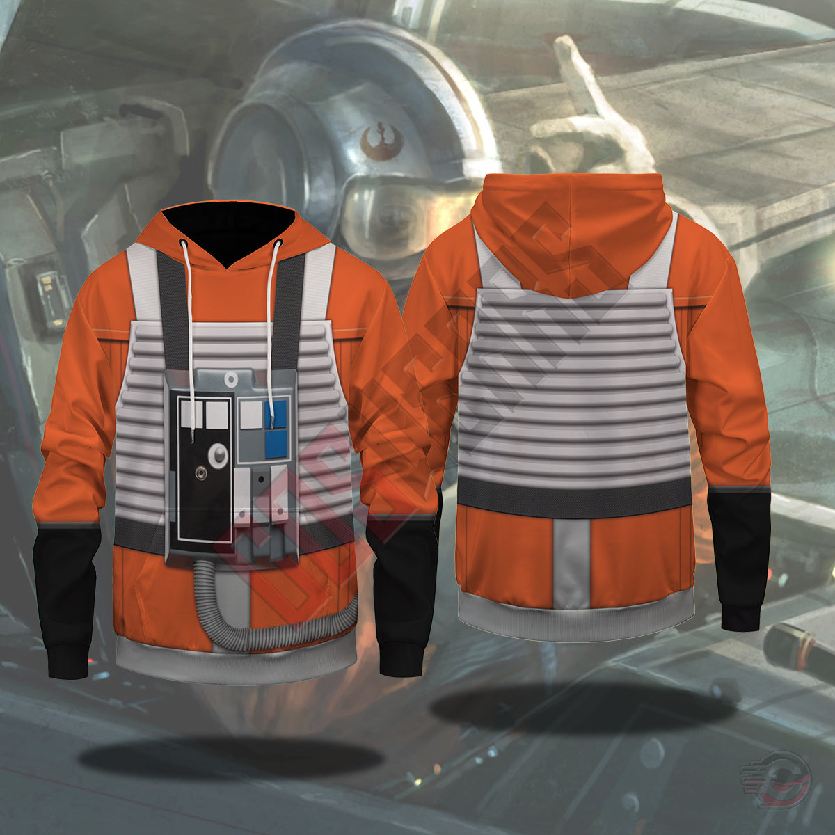 x wing pilot hoodie