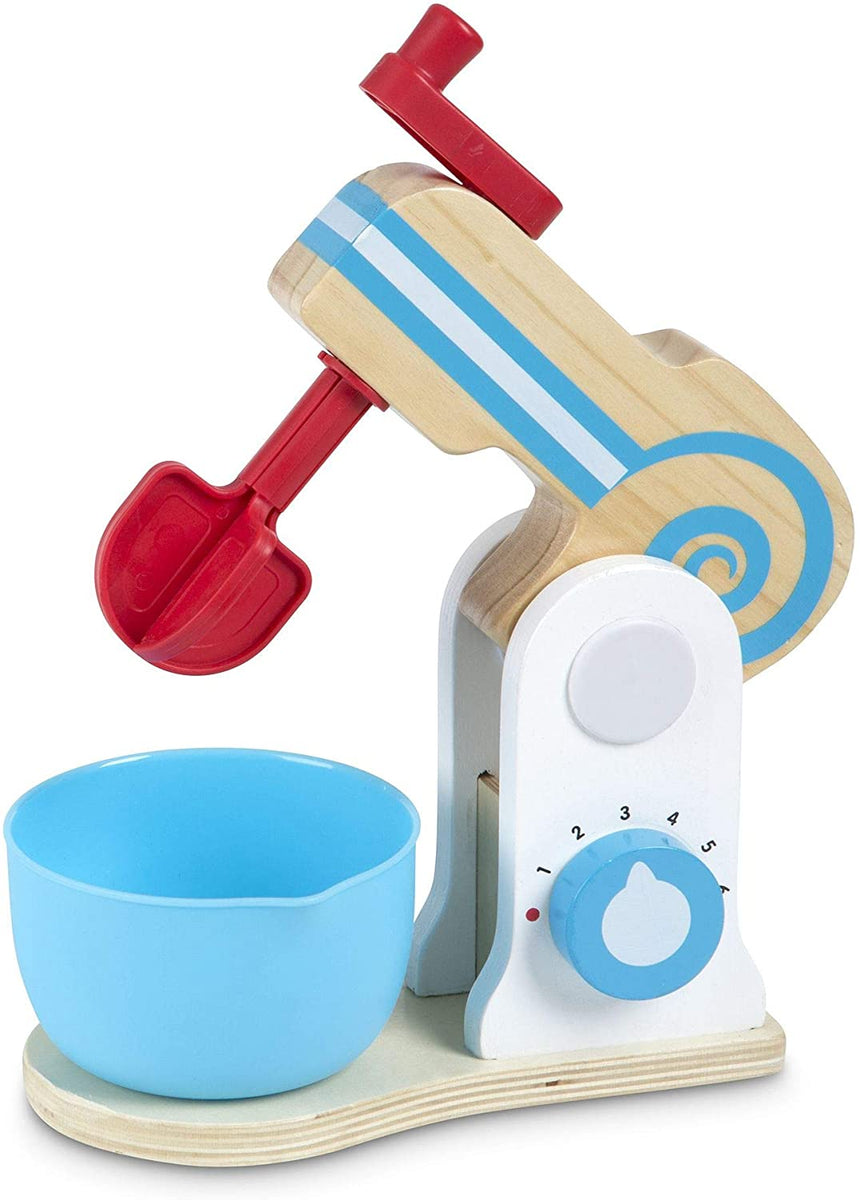 Melissa and Doug Wooden Make-a-Cake Mixer Set for sale online 