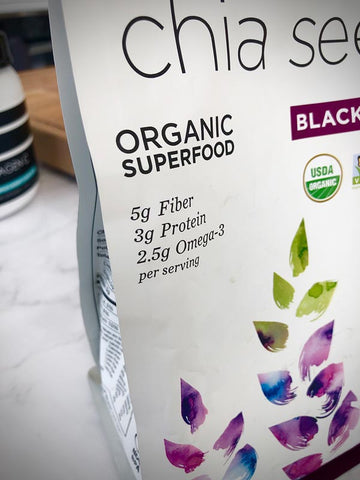 organic black chia seeds