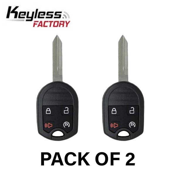 Keyless Remote Head Key Fob 4B Replacement for Ford Fiesta That Use OUC6000022 