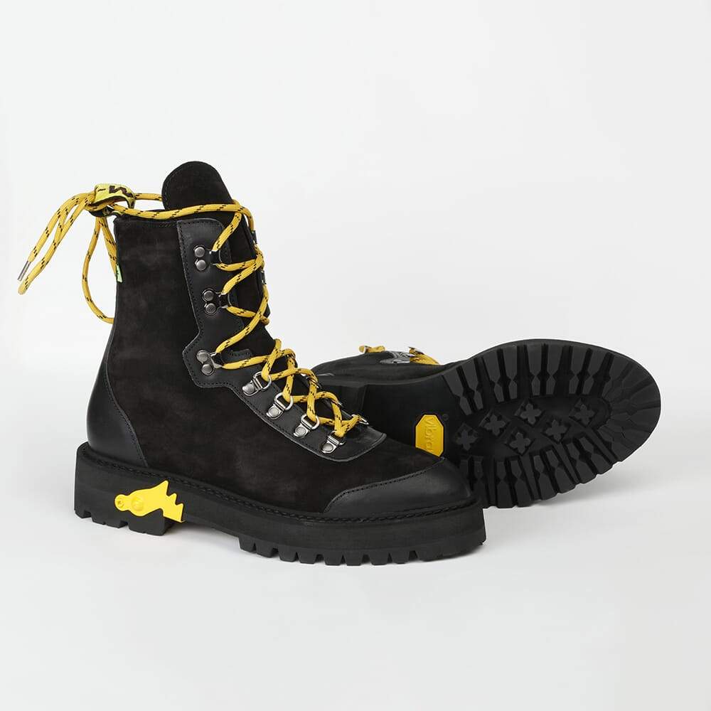 off white hiking boots