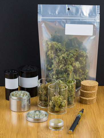 plastic containers for cannabis