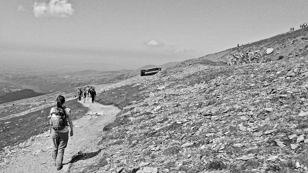 The llanberis path up snowdon