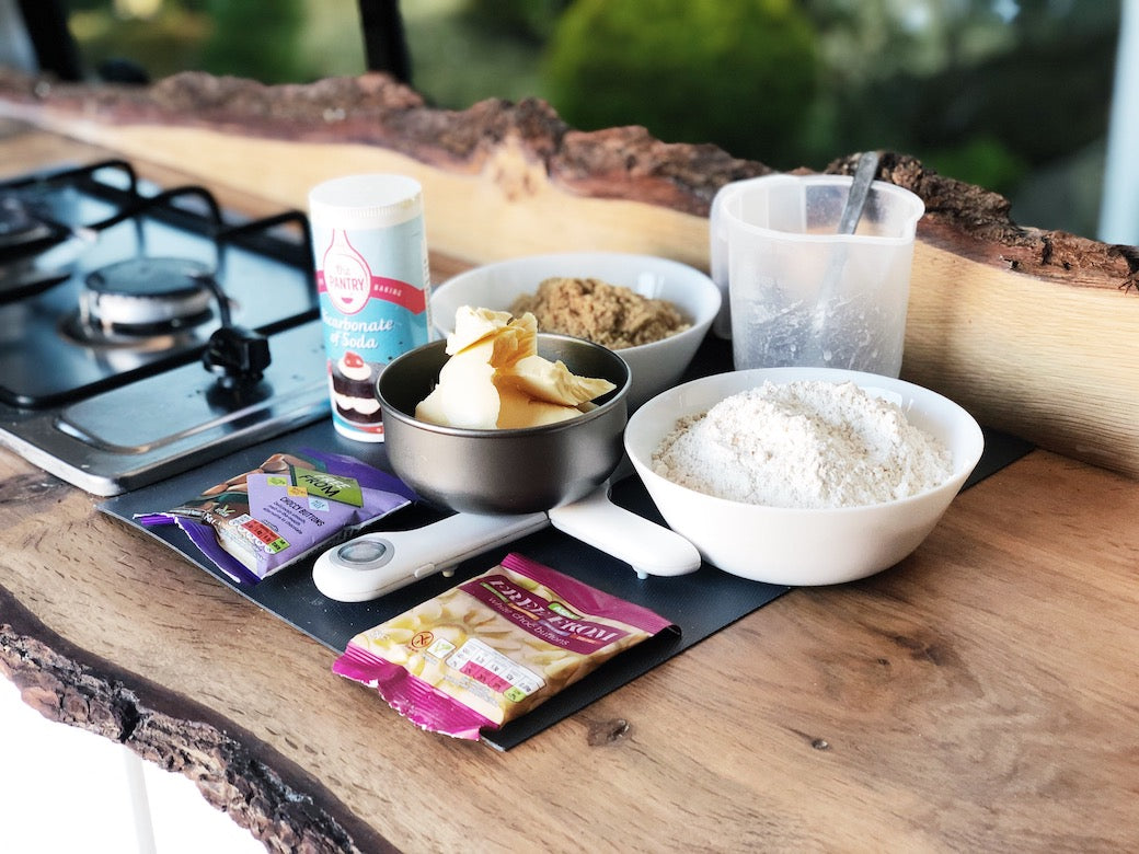 Frying pan cookie ingredients 