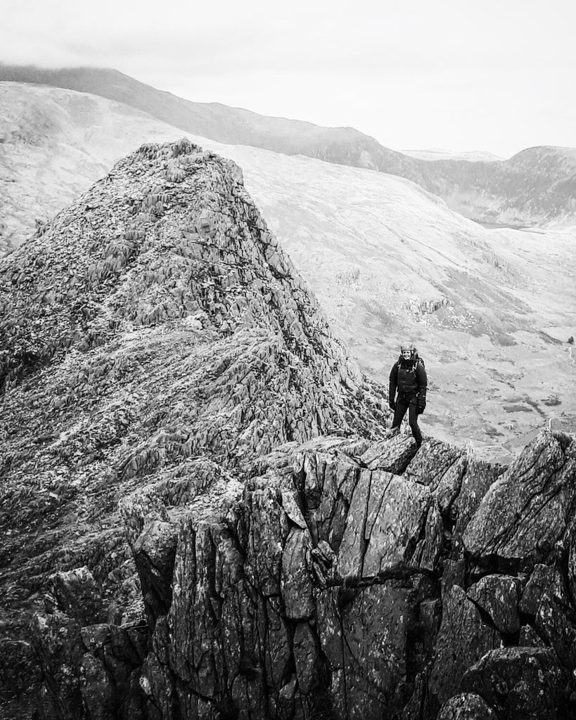 Bristly ridge grade 1 scramble in snowdonia