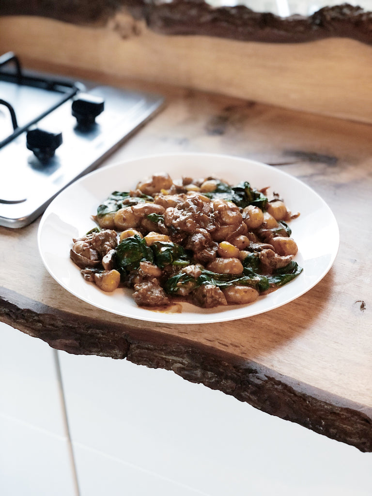 Vegan mushroom gnocchi stroganoff recipe 