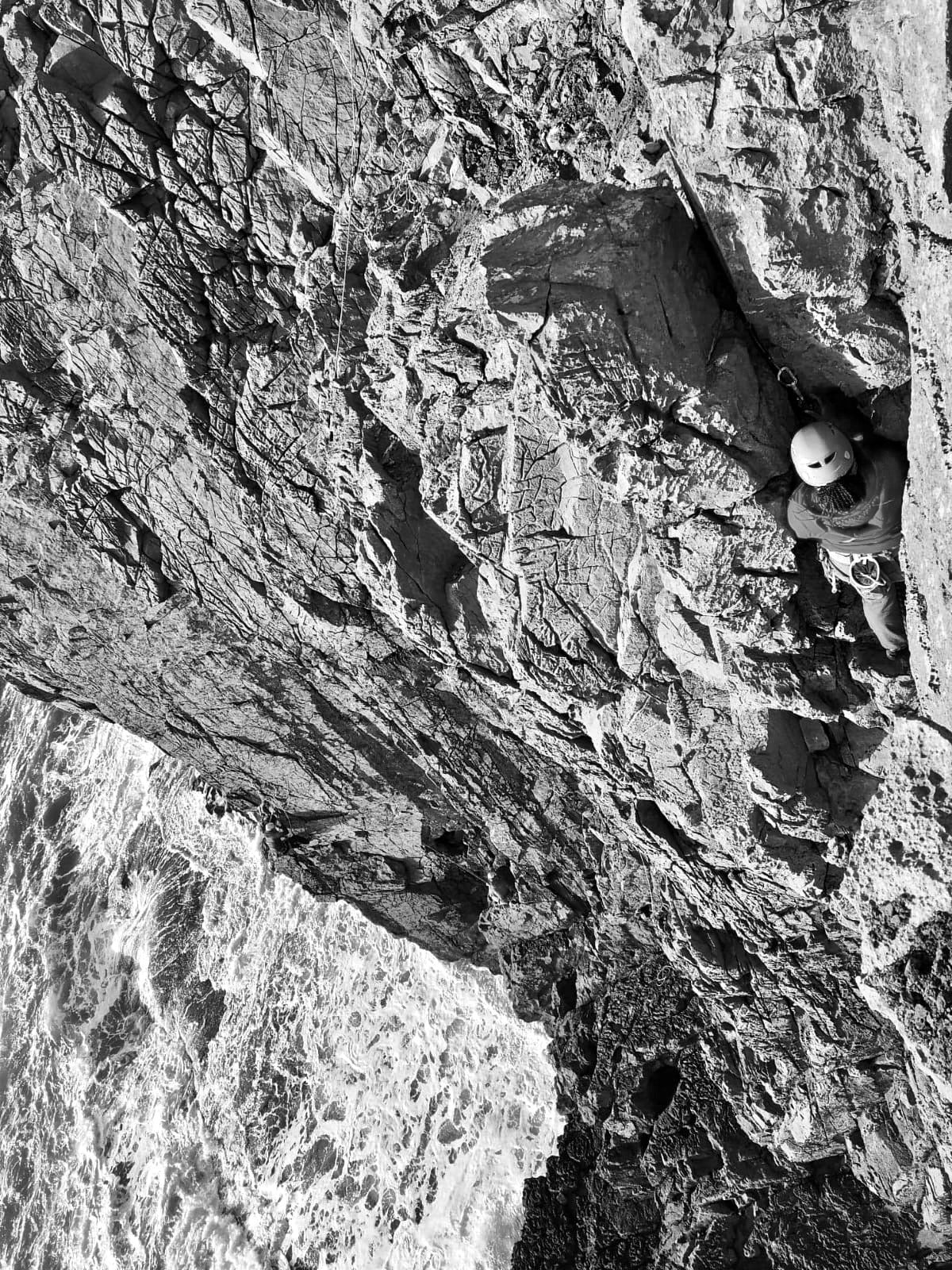 Pembroke rock climbing