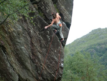 Dave Macleod 24/8 challenge trad climbing route 