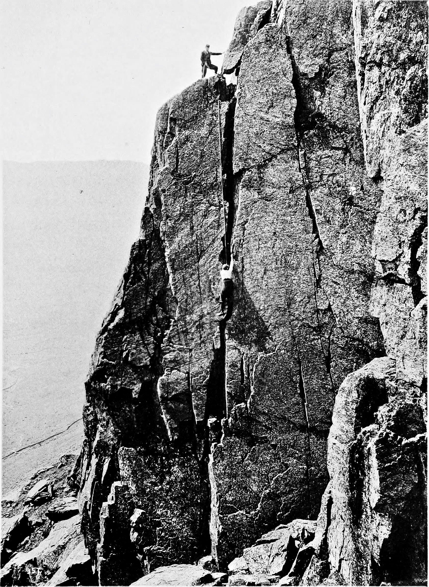 The Lake District rock climbing