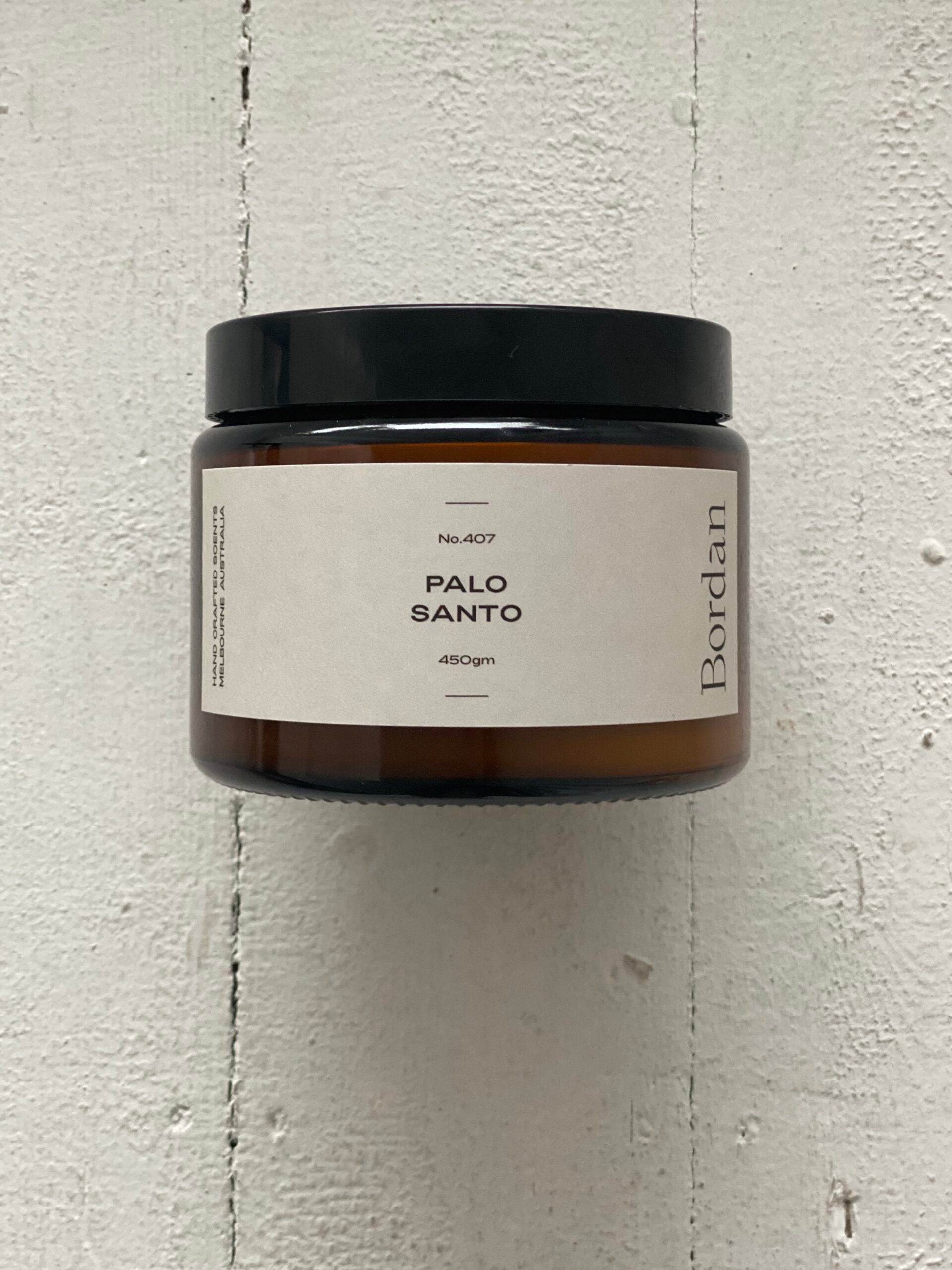 B O R . D A N // No.407 PALO SANTO Candle