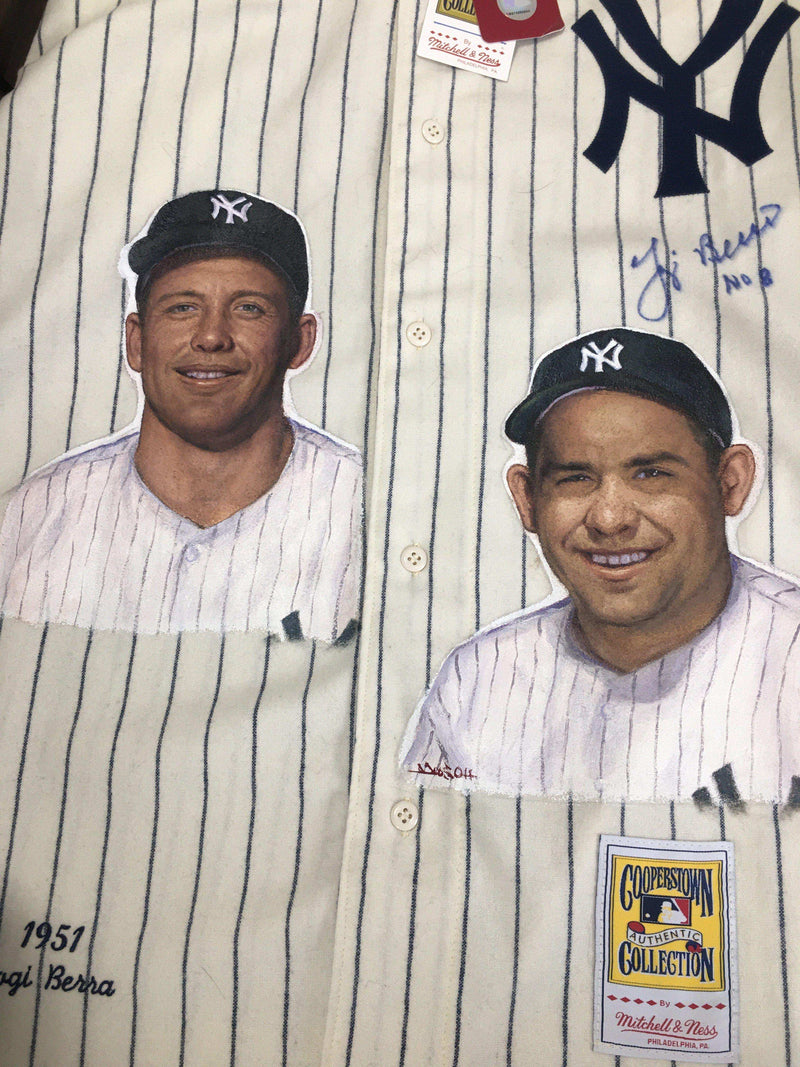 signed yogi berra jersey