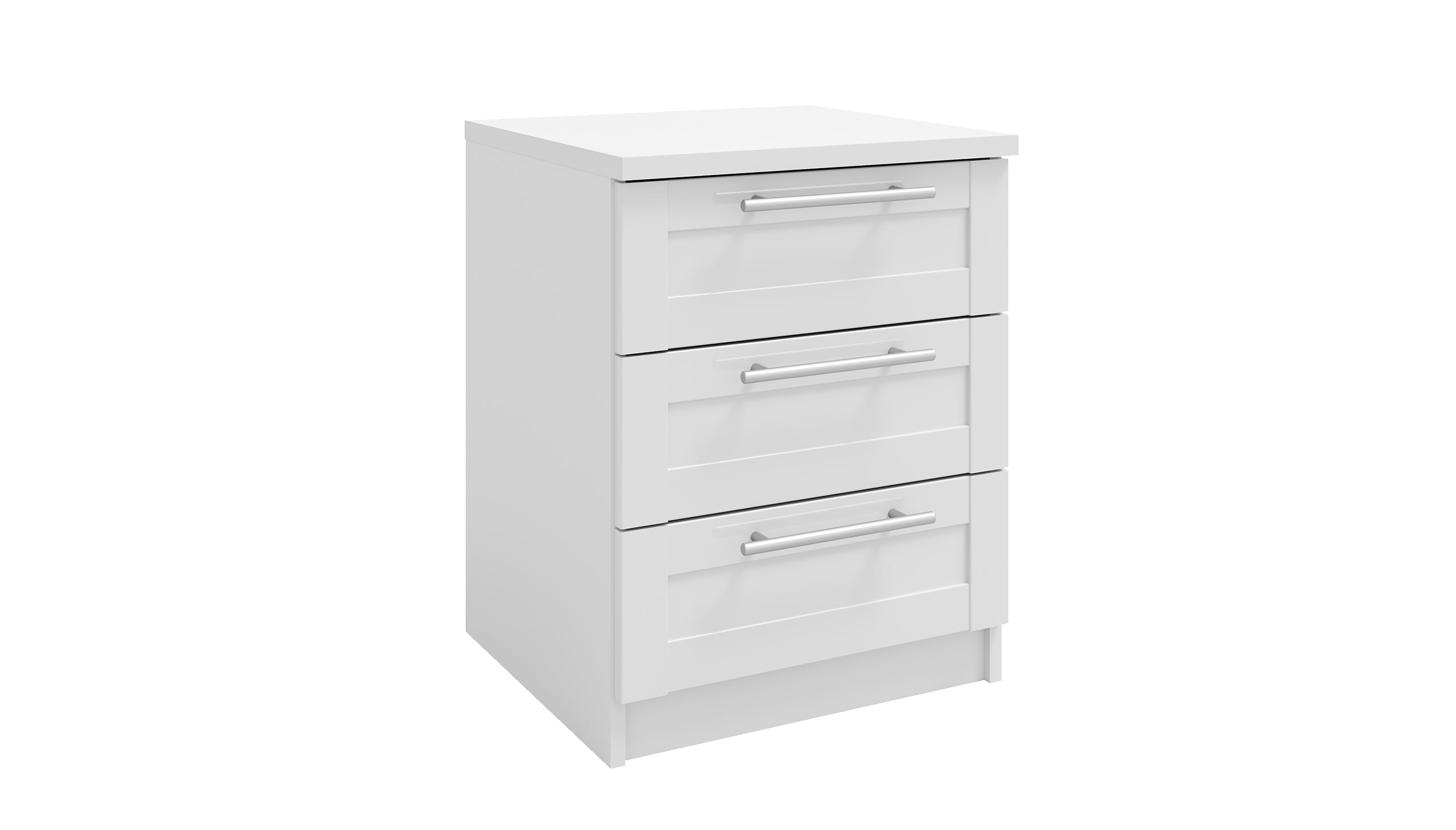 Boston 3 Drawer Bedside Cabinet