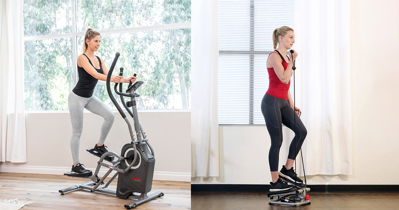 Fitness Mini Stepper Home Leg Exercise Workout Training Pedal Machine Gym Cardio 
