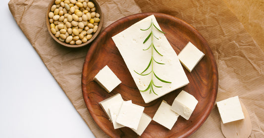 a plate of tofu