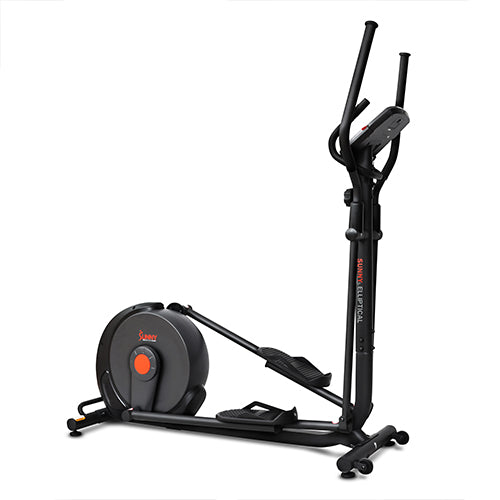 HIGH INERTIA FLYWHEEL | Get a high intensity total body gym experience in a convenient elliptical machine for home use. The high inertia 13.2 LB flywheel helps maintains the momentum in your full body workouts. 