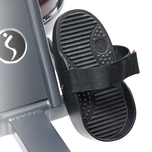 ADJUSTABLE FOOT STRAPS | Non-slip foot pedals with durable nylon Velcro straps keep feet secure. Footpads pivot to allow more freedom of the foot and ankle to ensure optimal rowing mechanics.