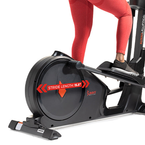 SMOOTH STRIDE | Complete smooth strides as you engage the internal, 15.4 pound flywheel and the belt-drive mechanism.