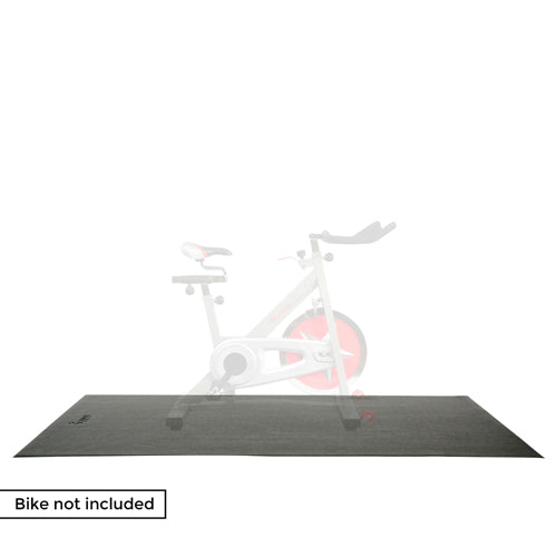 CONVENIENT SIZE & WATERPROOF | The fitness floor mat is perfect for indoor cycling bikes and ellipticals. The mat is also water proof and sweat resistant, so you can easily clean with a damp cloth.