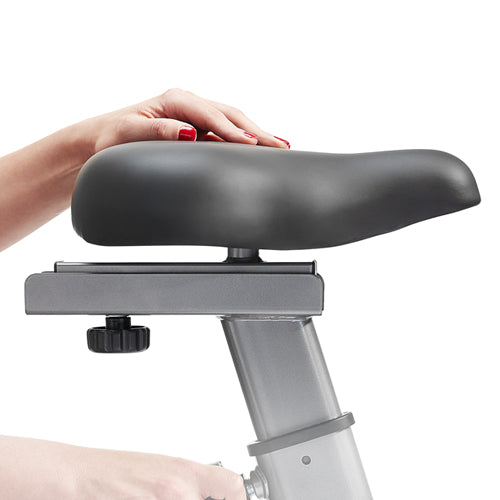 EXTRA LARGE SEAT | Measuring over 3 inches thick, the extra-large, padded seat provides unparalleled comfort and support for an indoor exercise bike.