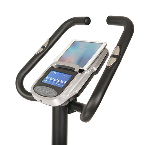 DEVICE HOLDER | Improve your fitness experience by securely placing your phone or tablet on the device holder. Utilize this added accessory following along to fitness videos, or listening to your workout playlist.