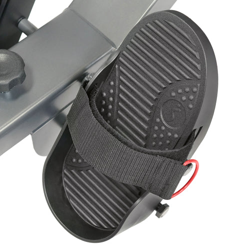 NON-SLIP PEDAL W/ ADJUSTABLE STRAP | Non-slip foot pedals will accommodate all sizes, foot straps keep your feet saddled in so you can focus on the workout.