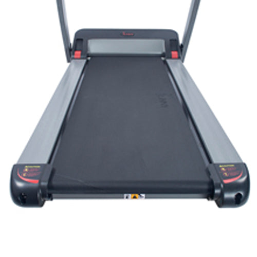 RUNNING DECK | The running belt is pre-lubricated and low maintenance. Never be afraid to take your workout to the next level. Switch up your walking and running routine with 12 levels of automatic incline—up to a 12 percent increase.