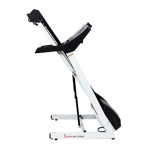 FOLDABLE | The soft drop hydraulic mechanism assures safe, hands free and hassle-free unfolding every time. Fold your treadmill for storage and unfold your treadmill with ease. Folded Dims: 40.25L x 28W x 54.75H in.