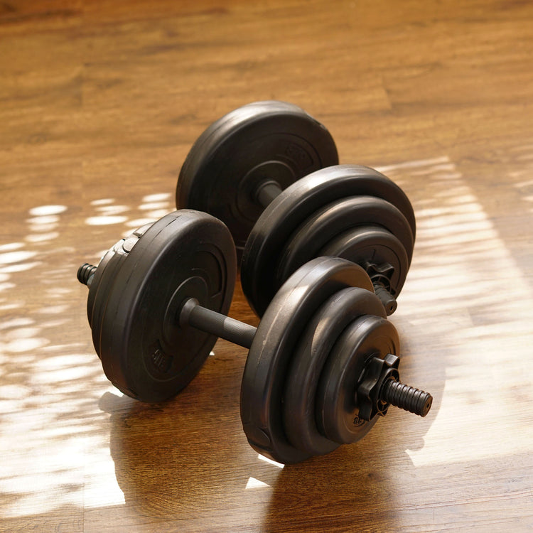 40LB. VINYL DUMBBELL SET - Sunny Health and Fitness