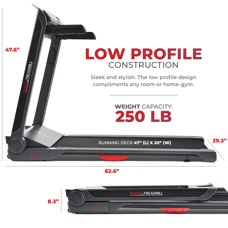 Smart Strider Treadmill with 20" Wide LoPro Deck