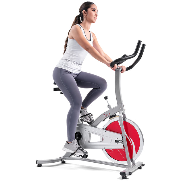 sunny health and fitness indoor cycling bike